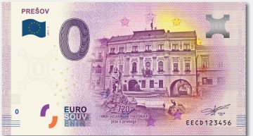 Euro Souvenir bankovka prichádza aj do PREŠOVA