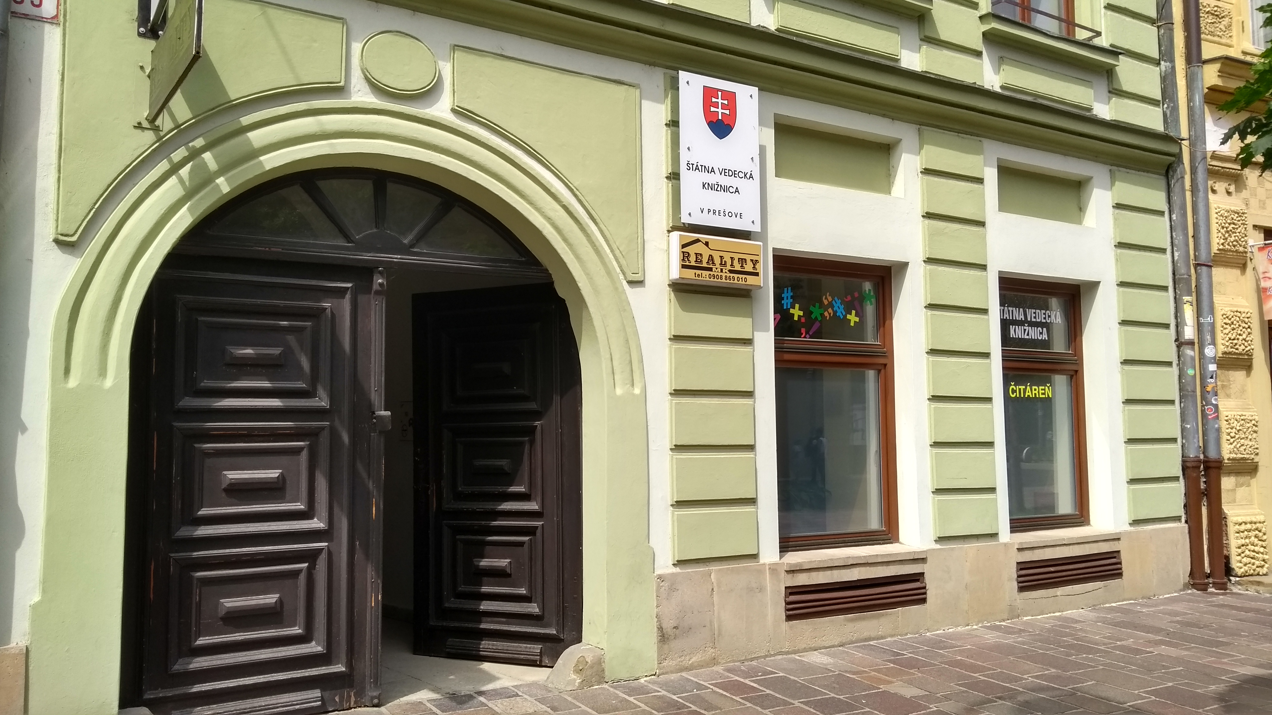 Štátna vedecká knižnica v Prešove (Window Gallery)